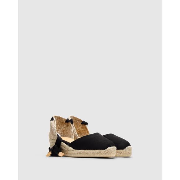 Castaner Carina Wedge Espadrilles Black - 4 - Picture 3 of 8
